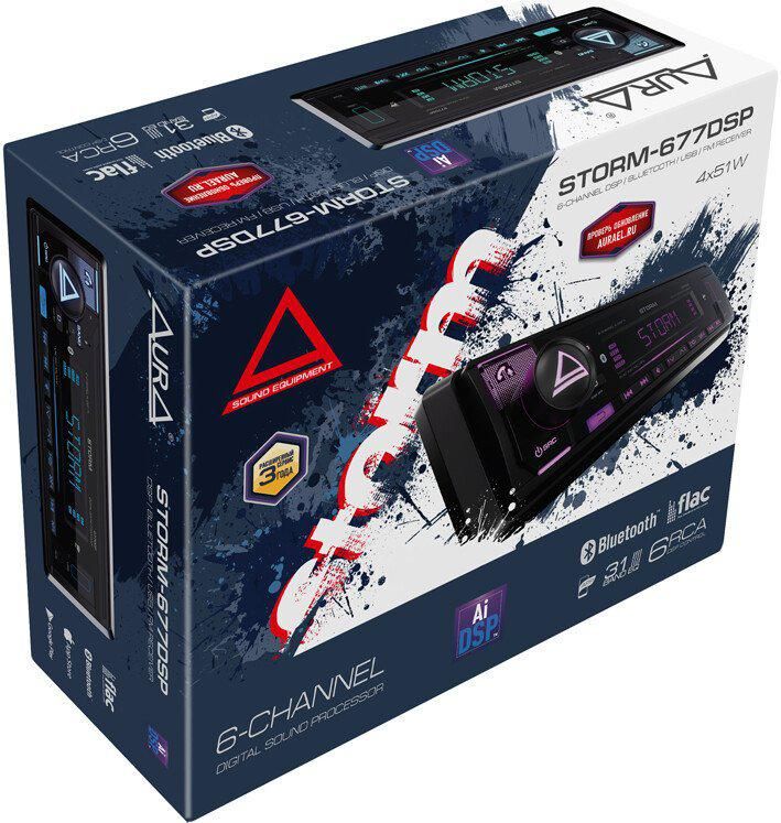 USB-магнитола Aura Storm-677DSP
