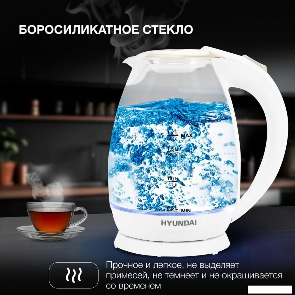 Электрический чайник Hyundai HYK-G2409