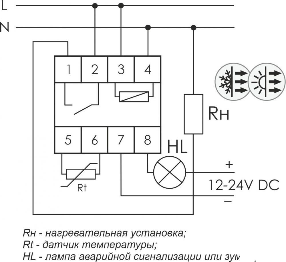 Реле температуры Евроавтоматика F&amp;F RT-820M EA07.001.007