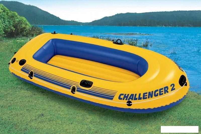 Гребная лодка Intex Challenger 2 Set (Intex-68367)