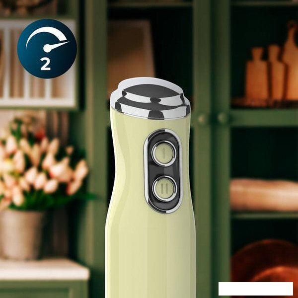 Погружной блендер Cecotec Power RetroGreen 1200MAX Cream&amp;Crush