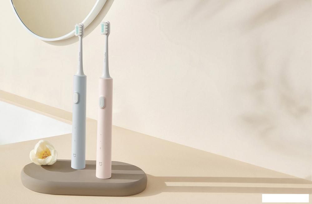 Электрическая зубная щетка Xiaomi Mijia Sonic Electric Toothbrush T200 (светло-синий)