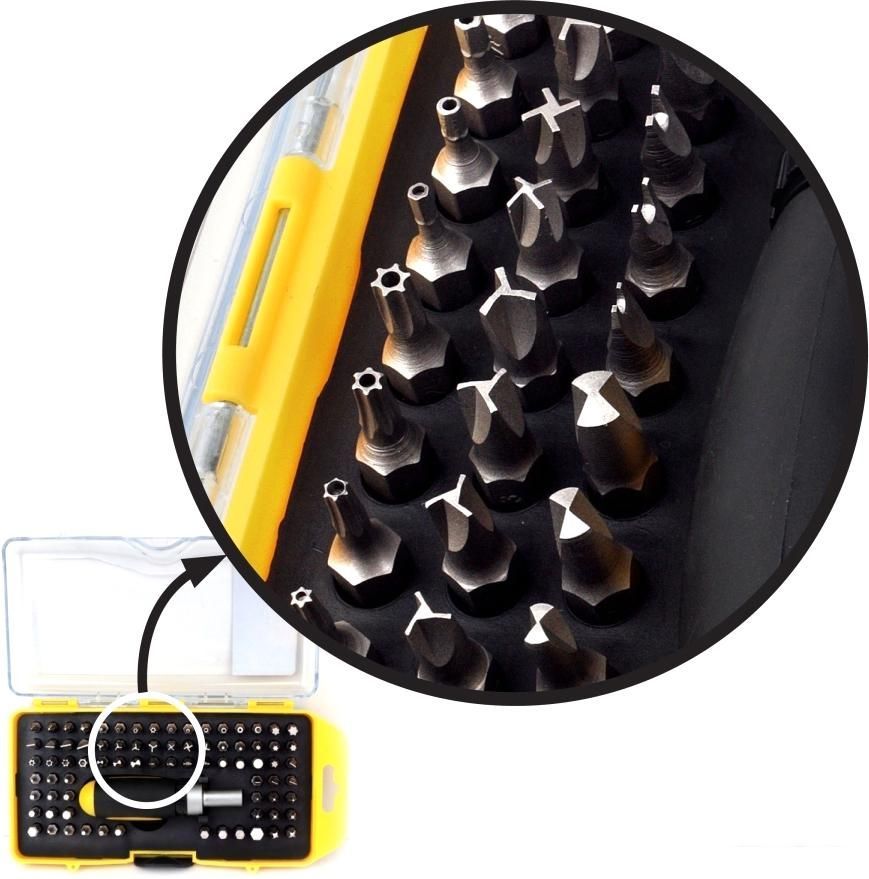 Набор отвертка с битами Cablexpert TK-SD-371 (79 предметов)