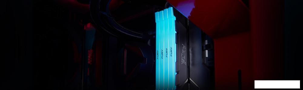 Оперативная память Kingston FURY Renegade RGB 32ГБ DDR4 3200МГц KF432C16RB2A/32