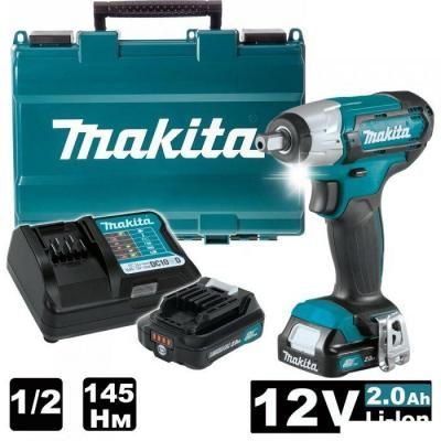 Гайковерт Makita TW141DWAE (с 2-мя АКБ, кейс)