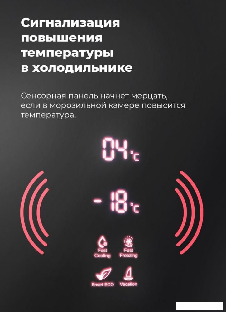 Холодильник MAUNFELD MFF200NFBG