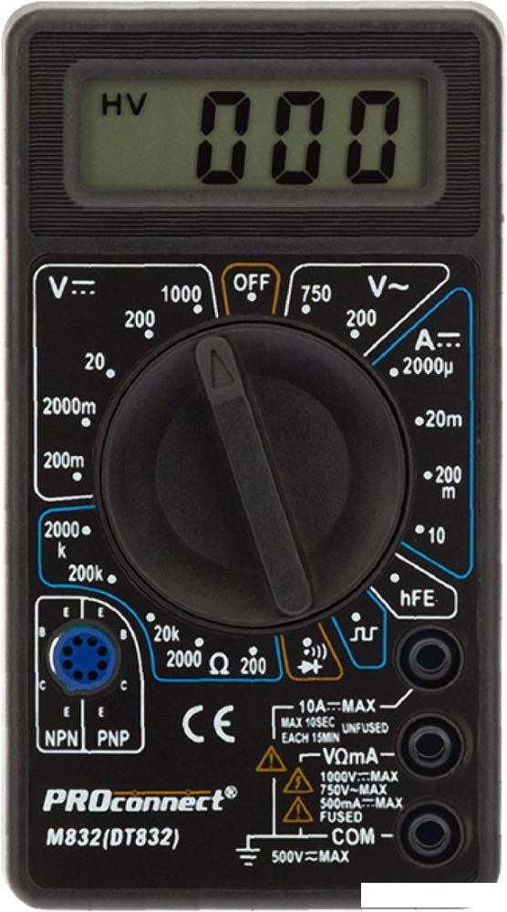Мультиметр PROconnect M832 (DT832)