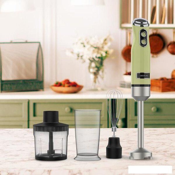 Погружной блендер Cecotec Power RetroGreen 1200MAX Cream&amp;Crush
