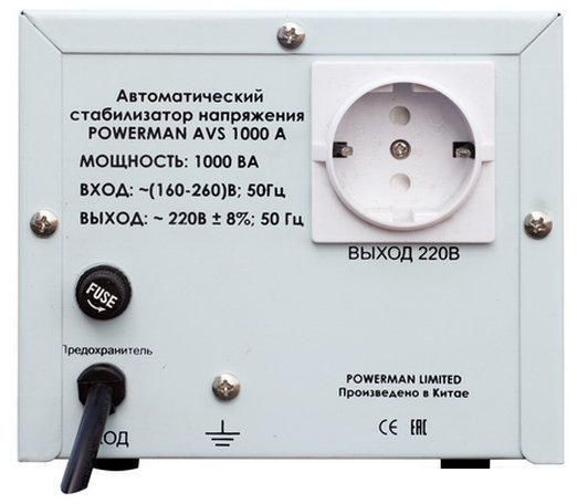 Стабилизатор напряжения Powerman AVS 1000A