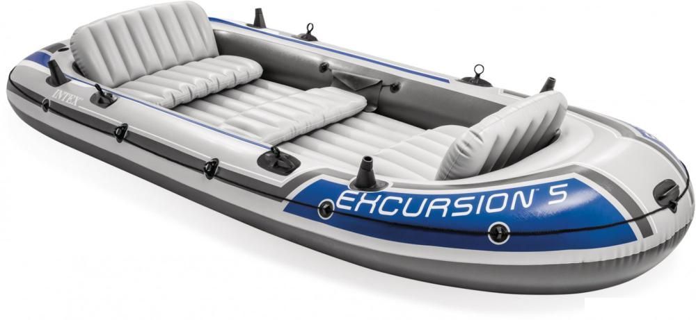 Моторно-гребная лодка Intex Excursion-5 68325NP