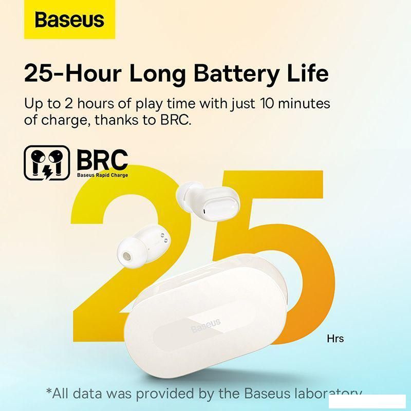 Наушники Baseus Bowie EZ10 (белый)