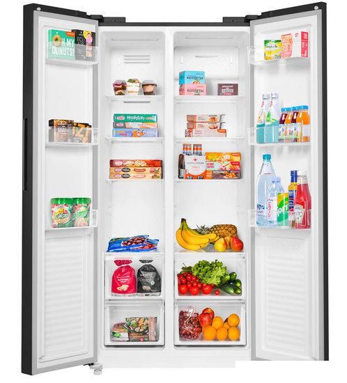 Холодильник side by side MAUNFELD MFF177NFBE