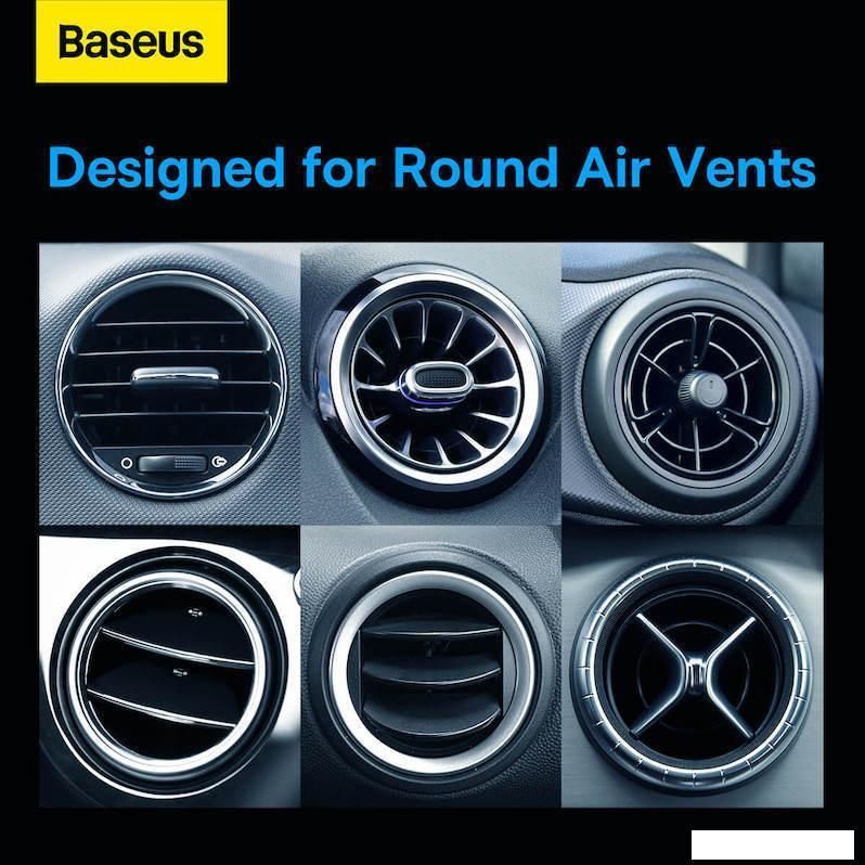 Держатель для смартфона Baseus Metal AgeⅡ Gravity Car Mount SUJS030001 (черный)