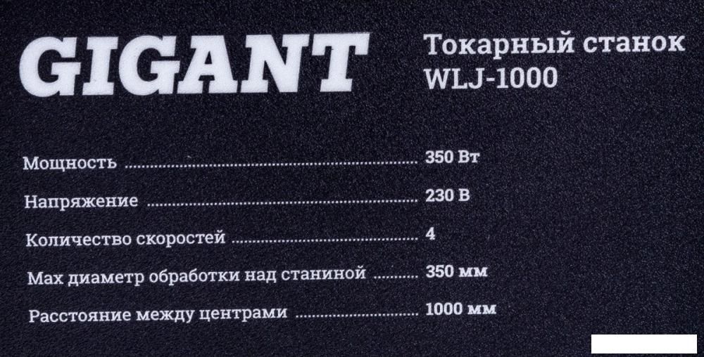 Токарный станок Gigant WLJ-1000