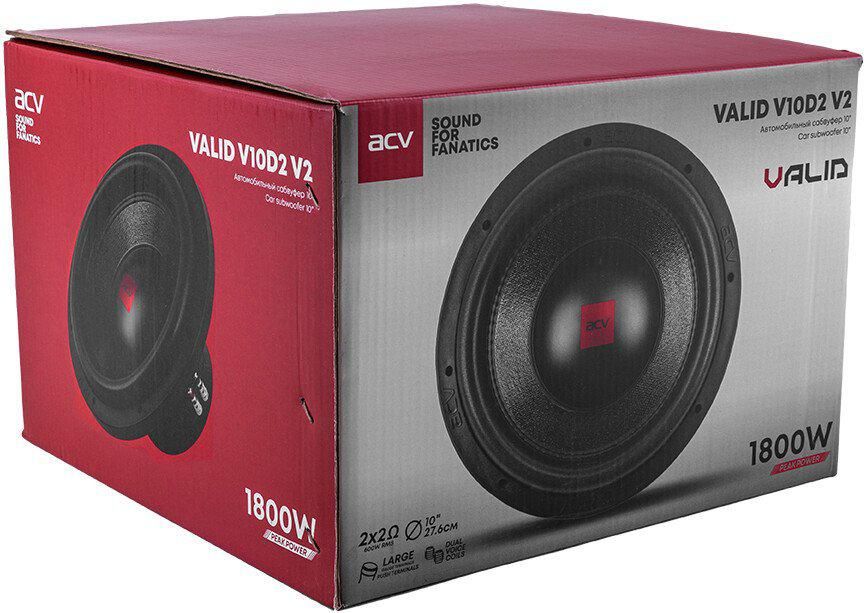 Головка сабвуфера ACV Valid V10D2 V2