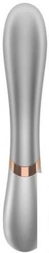 Вибраторы, секс-игрушки и БДСМ-атрибутика Satisfyer Hot Lover с функцией нагрева (серебристый)