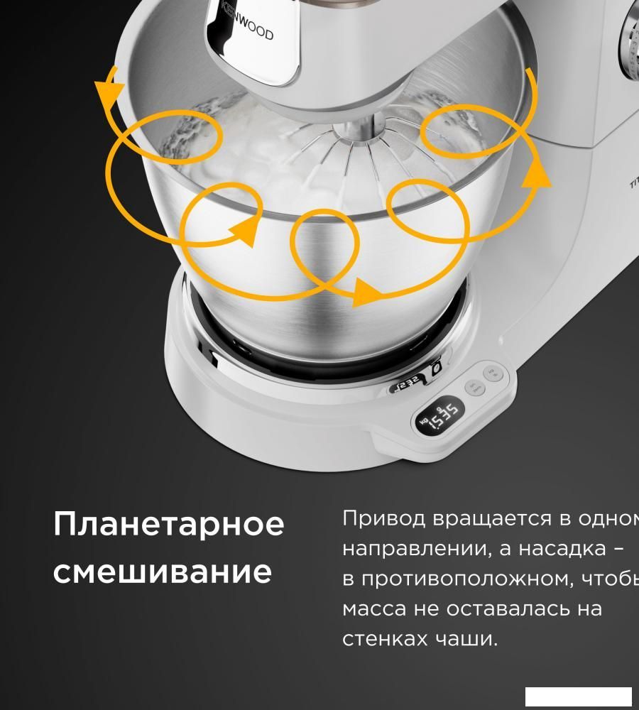 Кухонный процессор Kenwood Titanium Chef Baker KVC65.001WH