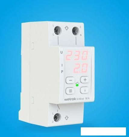 Реле напряжения Welrok VI-50 red (красный)