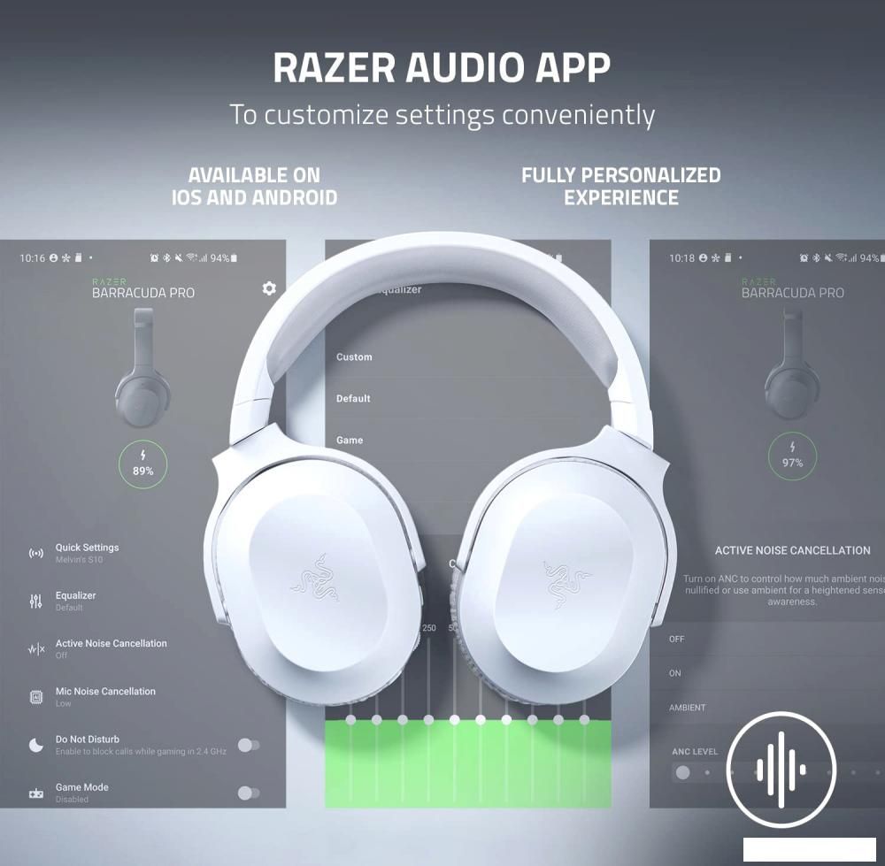 Наушники Razer Barracuda X 2022 (белый)