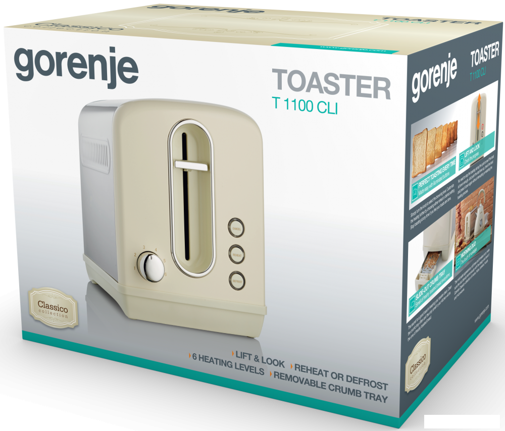 Тостер Gorenje T1100CLI