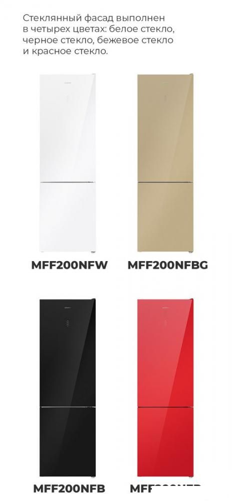 Холодильник MAUNFELD MFF200NFBG