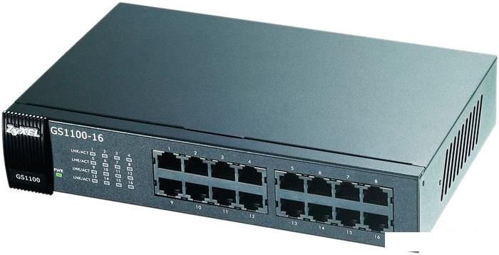 Неуправляемый коммутатор Zyxel GS1100-16