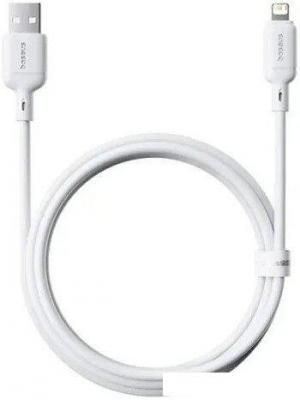 Кабель Baseus Silky Series Fast Charging Cable USB Type-A - Lightning (1 м, белый)
