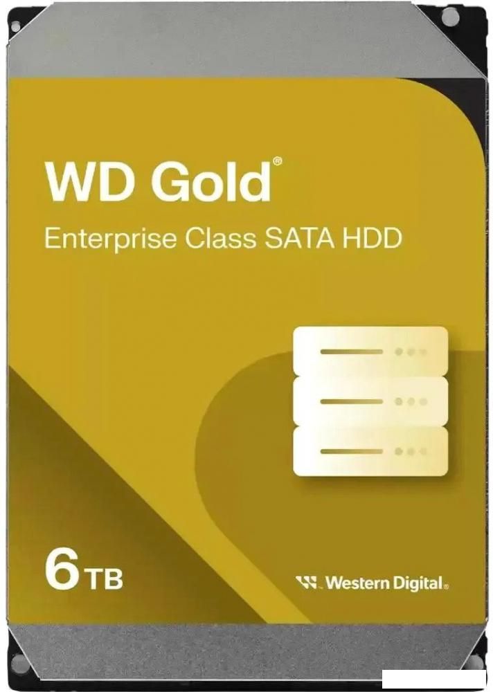 Жесткий диск WD Gold 6TB WD6004FRYZ