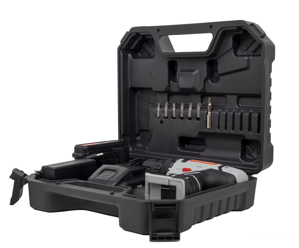 Дрель-шуруповерт Ресанта ДА-20-2ЛК (с 2-мя АКБ, кейс)