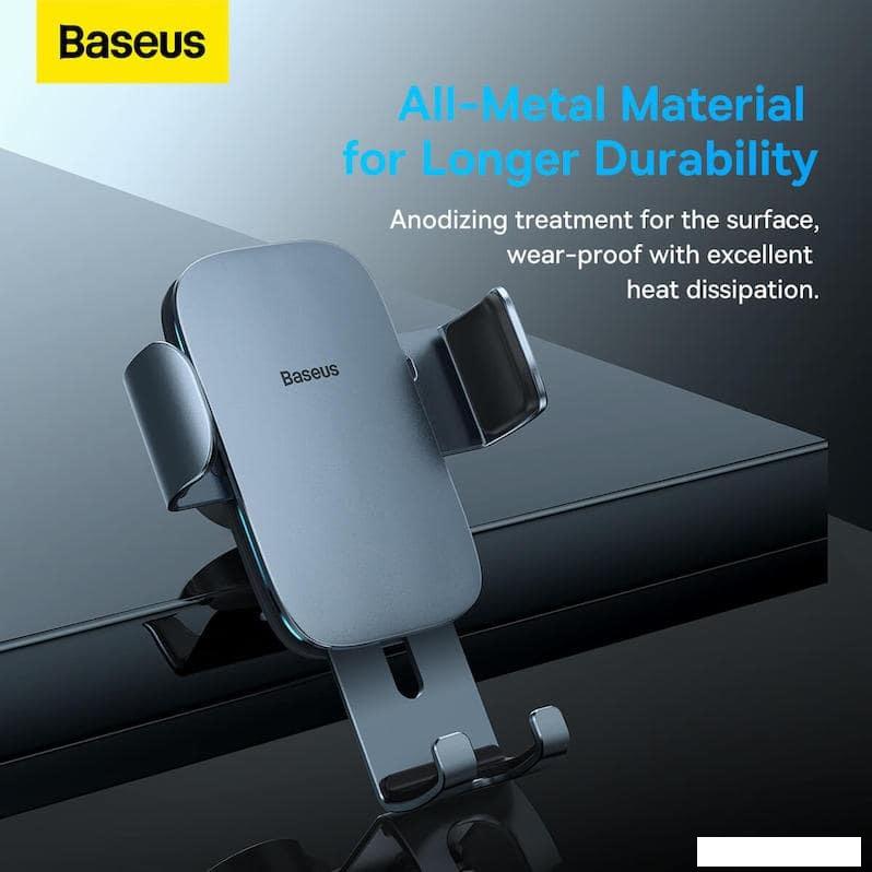 Держатель для смартфона Baseus Metal AgeⅡ Gravity Car Mount SUJS030001 (черный)