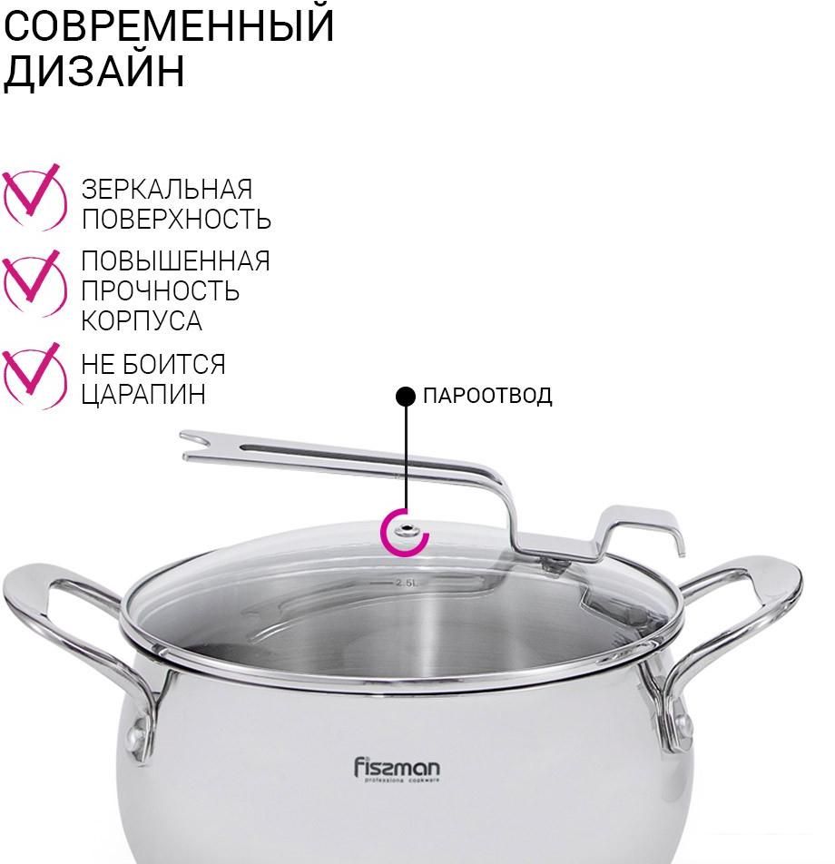 Кастрюля Fissman Vita 5217