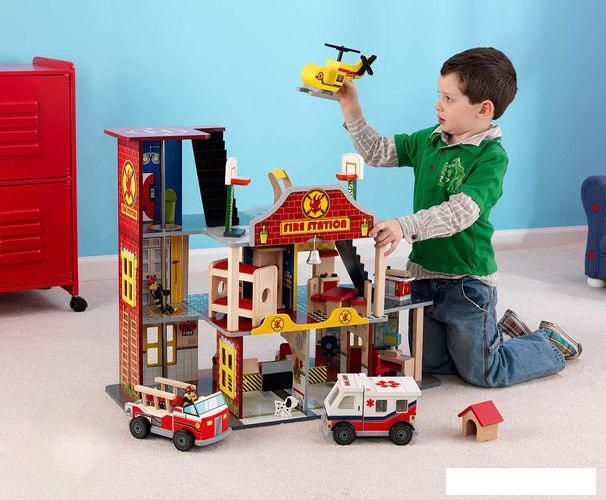 Паркинг KidKraft Пожарно-спасательная станция 63214-KE