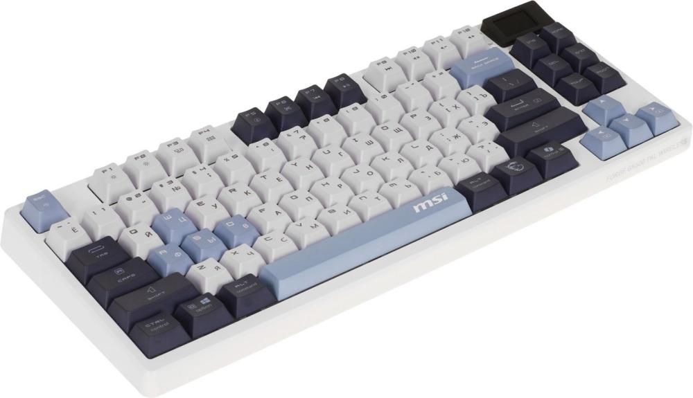 Клавиатура MSI Forge GK600 TKL Wireless Sky