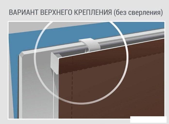 Римская штора Delfa Мини Diamond СШД-01М 554/093 (73x160, белый)
