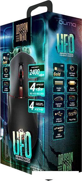 Игровая мышь QUMO Dragon War UFO