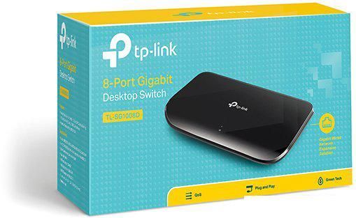 Неуправляемый коммутатор TP-Link TL-SG1008D