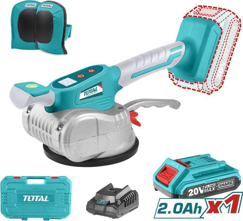 Стеклодомкрат (присоска для стекла и плитки) Total TTVLI20101 (с 1-им АКБ)