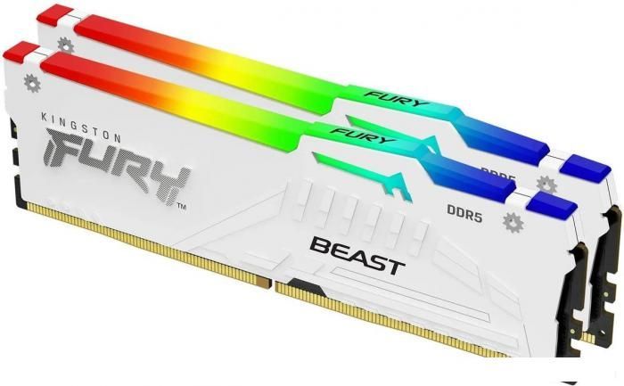 Оперативная память Kingston FURY Beast RGB 2x16ГБ DDR5 6800 МГц KF568C34BWEAK2-32