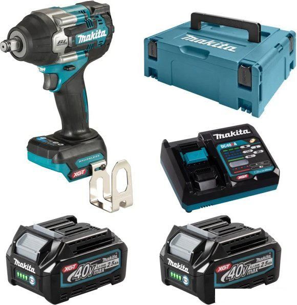 Гайковерт Makita TW007GD201 (с 2-мя АКБ, кейс)