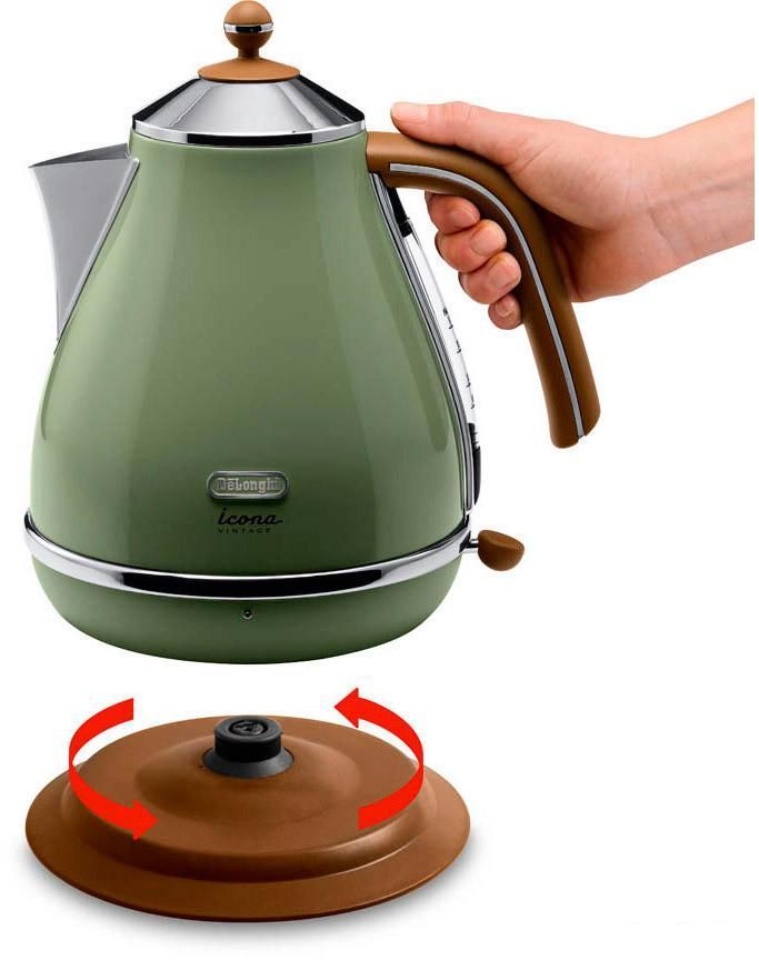 Электрический чайник DeLonghi KBOV 2001.GR