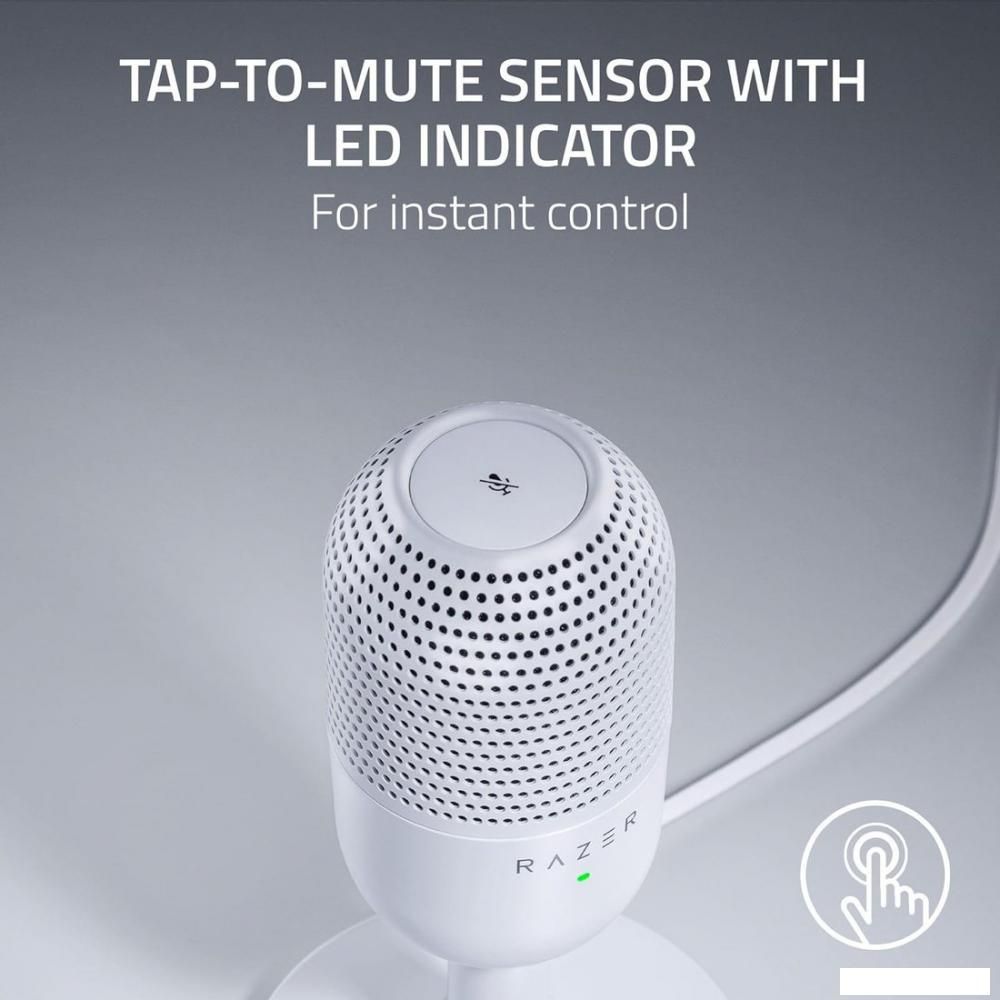 Проводной микрофон Razer Seiren V3 Mini Mercury White