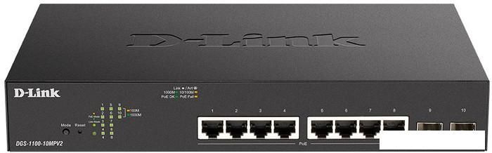 Управляемый коммутатор 2-го уровня D-Link DGS-1100-10MPV2/A3A