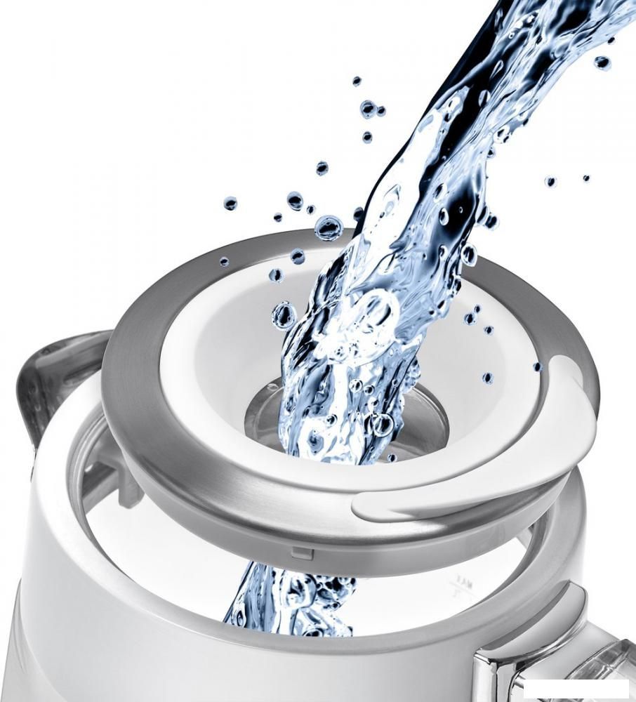 Электрический чайник Polaris PWK 1715CGL Water Way Pro (белый)