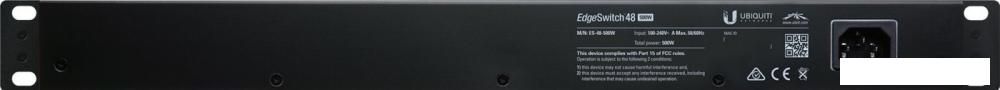 Управляемый коммутатор 3-го уровня Ubiquiti EdgeSwitch 48 500W [ES-48-500W]