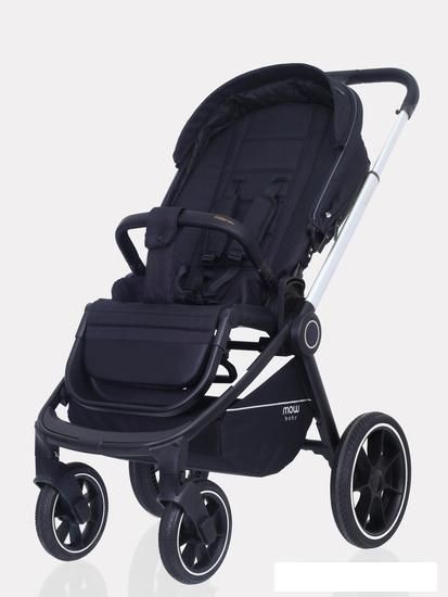 Универсальная коляска Rant MOWbaby Zoom PU (3 в 1, silver black)