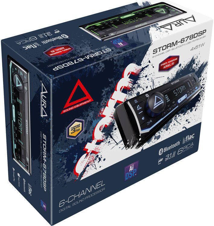 USB-магнитола Aura Storm-678DSP