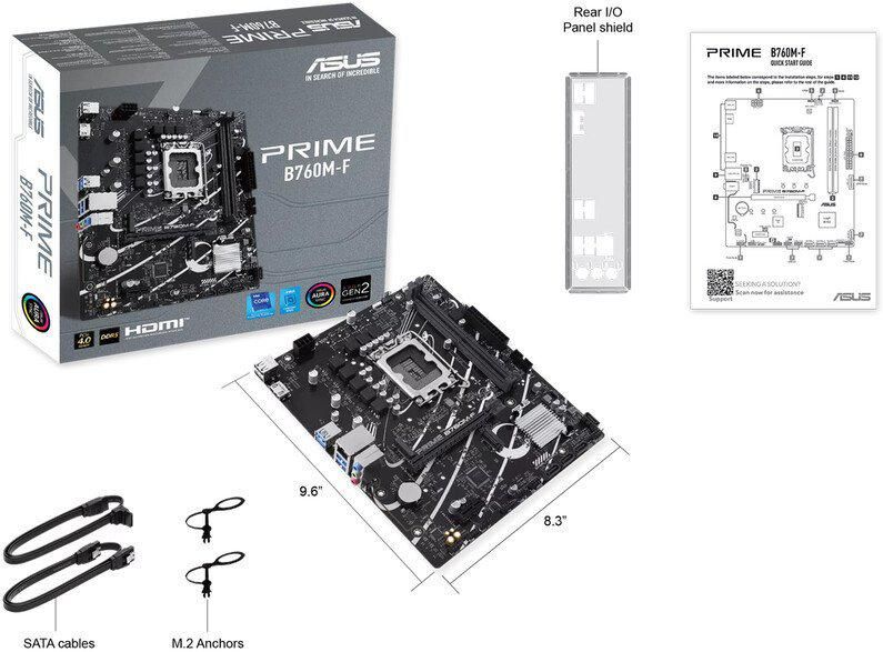 Материнская плата ASUS Prime B760M-F
