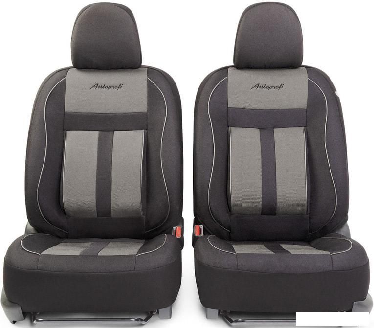 Комплект чехлов для сидений Autoprofi Cushion Comfort CUS-1505 (черный/серый)