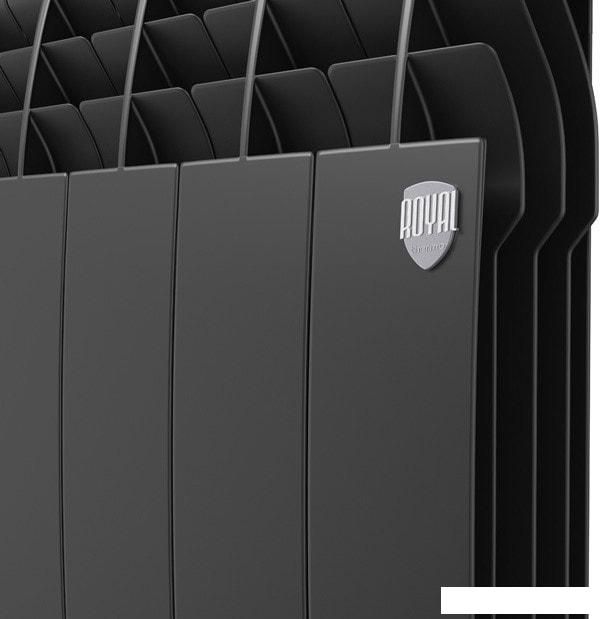 Алюминиевый радиатор Royal Thermo Biliner Alum 500 Noir Sable (8 секций)