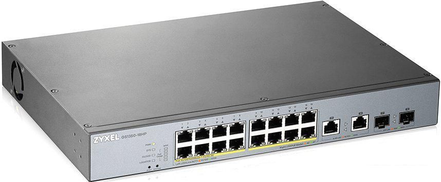 Управляемый коммутатор 2-го уровня Zyxel GS1350-18HP